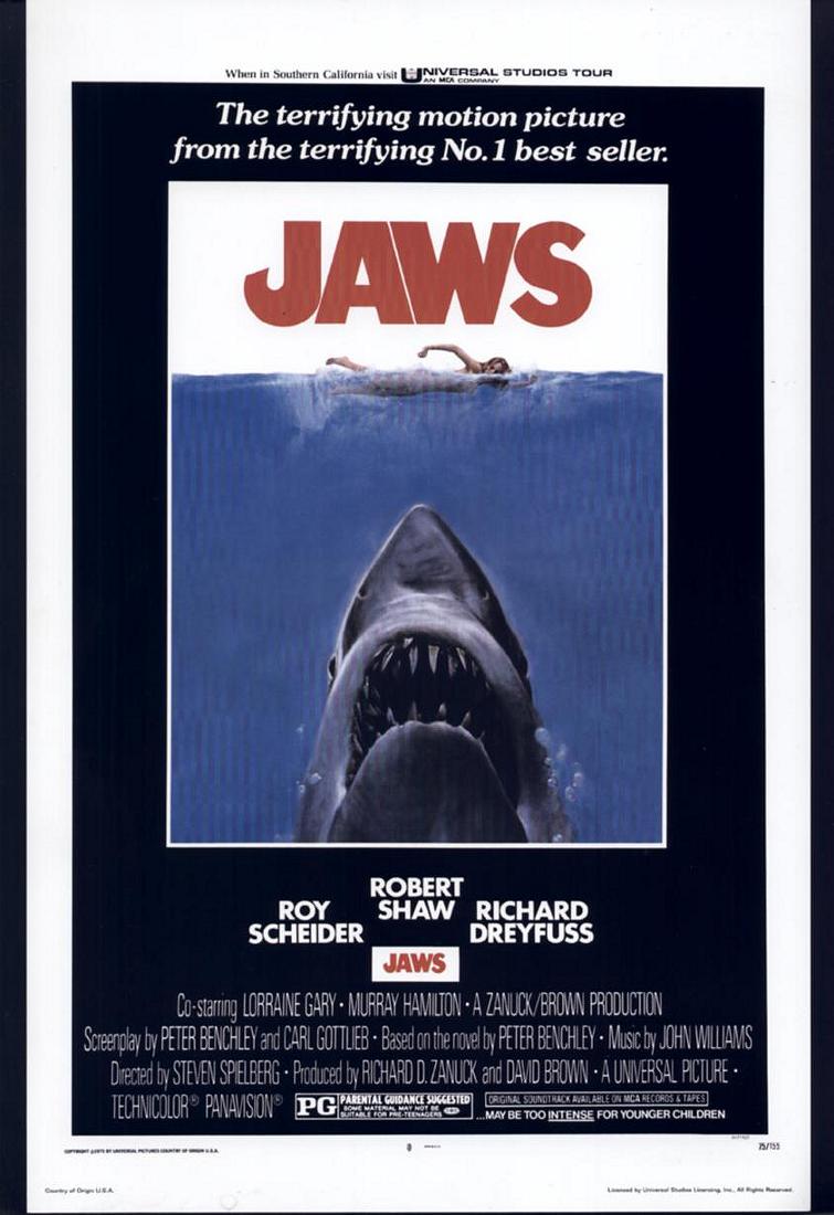 Jaws 1975 Poster