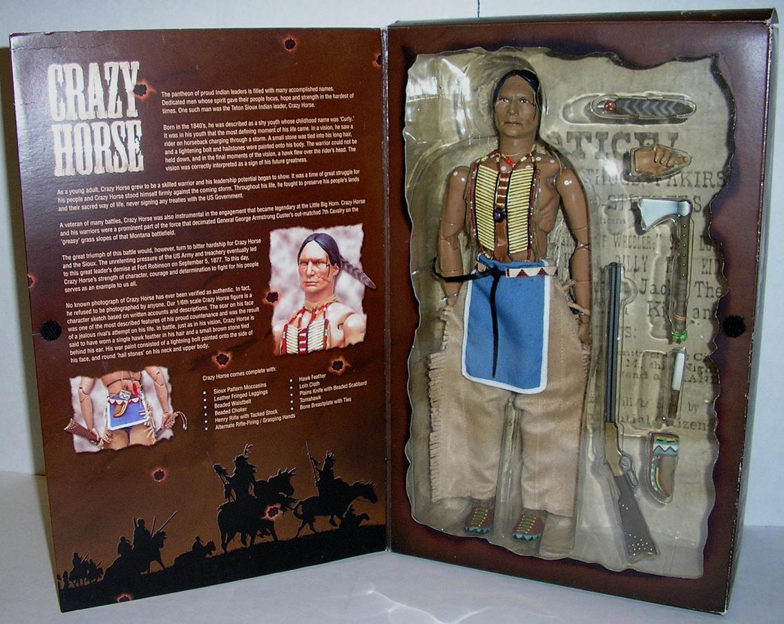 legends sideshow crazy horse 12 figure from sidshow toys 2002